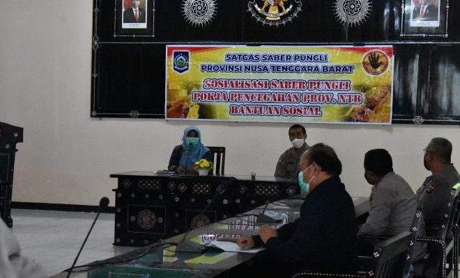 Sosialisasi Saber Pungli Dinas Tenaga Kerja Transmigrasi Provinsi